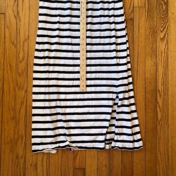 West Marine NWOT Women's Black White Striped Beachside Maxi Dress Size M - Picture 3 of 6